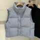 thumbnail image 1 of Chaqueta y abrigo informal sin mangas con capucha y cuello alto con bolsillo para mujer Chaqueta/chaqueta informal sin mangas con capucha y cuello alto para mujer, 1 of 4
