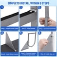 thumbnail image 5 of Ataucjin Aluminum Dock Ladder 4 Steps, Removable Boat Ladder 350lbs Load Capacity, Pontoon Ladder Pool Stairs with Nonslip Design for Marine Boarding Lake Pool Dock, 5 of 7