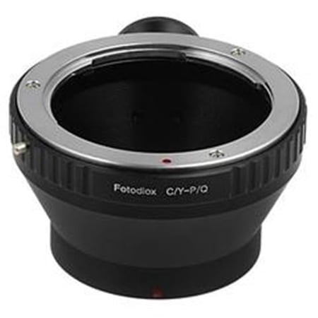 Fotodiox CY-PQ Lens Mount Adapter - Contax & Yashica SLR Lens To Pentax Q Mount Mirrorless Camera Bodies