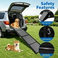 thumbnail image 4 of EVGTTI Portable Dog Ramp for SUV, Truck & Car - 67" Long, 20" Wide Folding Pet Ramp for Large Dogs up to 250 lbs, Non-Slip Surface, Heavy Duty, 4 of 8