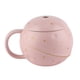 thumbnail image 5 of Bonita taza de cerámica con diseño de astronauta de 400 ml con asa ergonómica y tapa, cuchara para café, té y leche, color rosa, 5 of 12