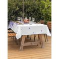 thumbnail image 3 of Outdoor Tablecloth with Umbrella Hole for Patio/Picnic/Party/Camping, Purple Weeping Leaves Waterproof Table Cloth Rectangle Table Cover Washable, Farmhouse Pastoral Botanical (54"x 80"), 3 of 8