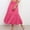 Hot Pink, variant on Ladies Solid Color Pleated Stitching Elastic High Waist Long Skirt Girls Poodle Skirt Silk Midi Skirt Womens Skirts Knee Length Formal Skirt Skirt Shorts for Women Leather Skirts for Women High Waist