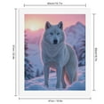 thumbnail image 2 of Paint by Numbers Kit for Adults, Mystical Arctic Wolf At Sunset Paint by Numbers, Easy Paint by Numbers Kit for Adults Beginner, DIY Adult Paint by Number Kits on Canvas, 12x16in Home Decor, 2 of 7