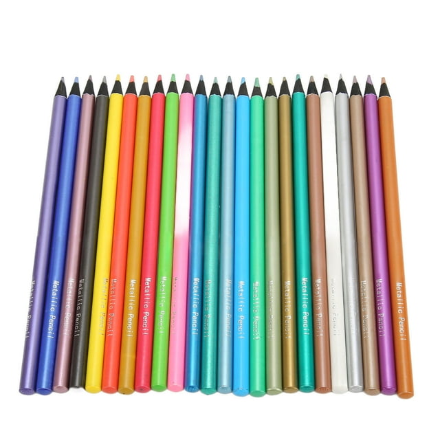 Crayons à Dessin, 24 Pcs Crayons de Couleur 24 Crayons de Couleur pour Enfants Crayons de Couleur Réponse Rapide