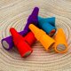 thumbnail image 4 of 8 tapones de vino, reemplazo de sellador de botellas de bebidas de silicona reutilizable con mango de corcho para mantener el vino fresco: rojo, azul, naranja, morado, 4 of 5