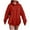 Red, variant on Ccpelsie Ladies Hoodies Casual Long Sleeve Pocket Hooded Sweatshirts Women's Fall Winter Outdoor Activity Sweatshirts(White,M)