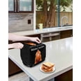 thumbnail image 3 of Funny Chicken Toaster Cover 2 Slice, Small Kitchen Appliance Covers, Welcome To OUR Place Modern Retro Toaster Oven Cover with Loop, Bread Machine Cover Polyester Dust Cover Protection, 3 of 4