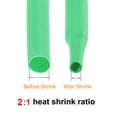 thumbnail image 4 of Uxcell Heat Shrink Tubing 1/4"(6mm) Dia 10mm Flat Width 2:1 rate 7m Green, 4 of 5
