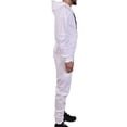 thumbnail image 4 of Riflessi Men's Athletic Sports Casual 2 Piece Solid Color Tracksuit Hoodie Jogger Pants Sweatsuit Set (Off White, M), 4 of 4