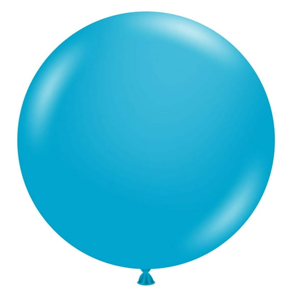 36 inch Tuftex Turquoise Latex Balloons (1 Pack) - Party Supplies Decorations