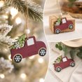 thumbnail image 5 of Qjidjing Christmas Wooden Car Craft Accessory Decorations for Christmas Tree Ornaments, Car Interior, Indoor Home Party, 5 of 7