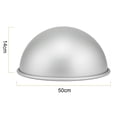 thumbnail image 5 of Planet Inspired Dome Cake Pan, Aluminum Alloy Hemispheric Mold, Versatile Baking Creations For Sports Themed Cakes And More, Nonstick Baking Tool With Smooth Surface For Easy Cleaning, 5 of 5