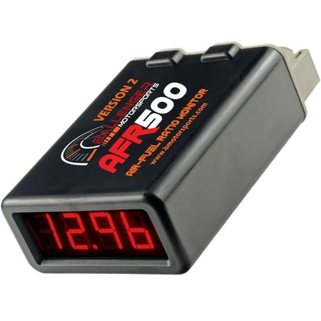 Ballenger Motorsports AFR500v2 - Air Fuel Ratio Monitor Kit with NTK Calibration Grade sensor - Gas Display | Wideband Range | 24ft