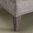 thumbnail image 3 of Furniture of America Monaco Upholstered High Back Dining Bench, Light Gray, 3 of 5