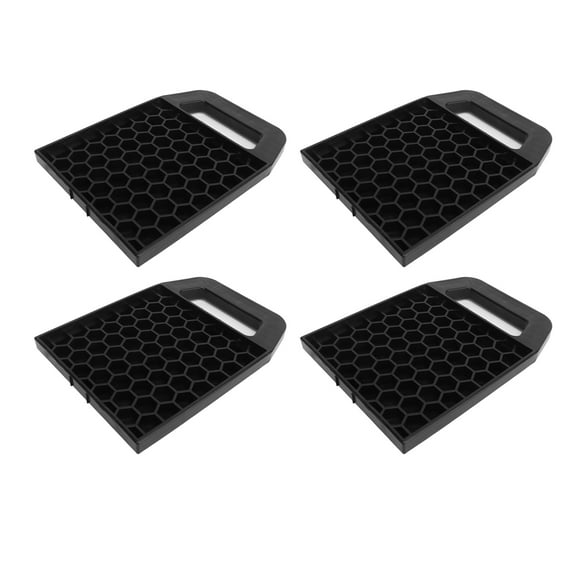RV Stabilizing Jack Pads, Camper Leveling Blocks Help Prevent Jacks From Sinking, Anti Slip Weather Proof Leveling Jack Block for Camper Caravan Trailer, 5.6x5.6inch
