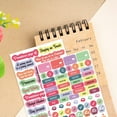 thumbnail image 4 of Tineasur 15Pcs Versatile English Label Stickers for Handmade Journals and Scrapbooks Vintage Style, 4 of 8