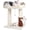 Beige, variant on Cat Tree Tower for Large Cats Cat Scratching Post with 20x15.7”Wide Top Bed, Self Groomer, Thick Scratch Post [Dia=4.5”] and Danging Ball Great for Indoor Cats-Large Grey