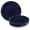 Navy Blue, Gold, variant on Smarty 6 oz. White Organic Round Plastic Dessert Bowls 120ct
