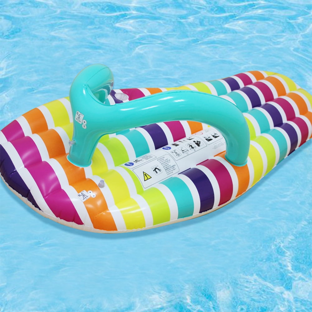 Inflatable Swim Bed Giant Slipper Swimming Pool Float Beach for Kid Adult
