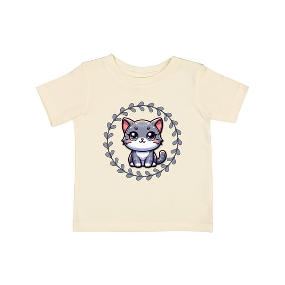 Inktastic Gray Tabby Cat Kitten Girls Baby T-Shirt