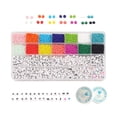 thumbnail image 3 of 6300Pcs Verre Graine Perle Boîte Ensemble Entretoise Perles Faisant des Charmes Petit Rond pour Bracelet Bijoux Résultats, 3 of 9