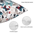 thumbnail image 3 of Pofeuu Butterfly Print Double-sided plush pillowcase Square Throw Pillow Covers Pillows Cover for Living Room Bedroom Sofa Couch Cushion Cover（No pillow core）-12"x12", 3 of 7