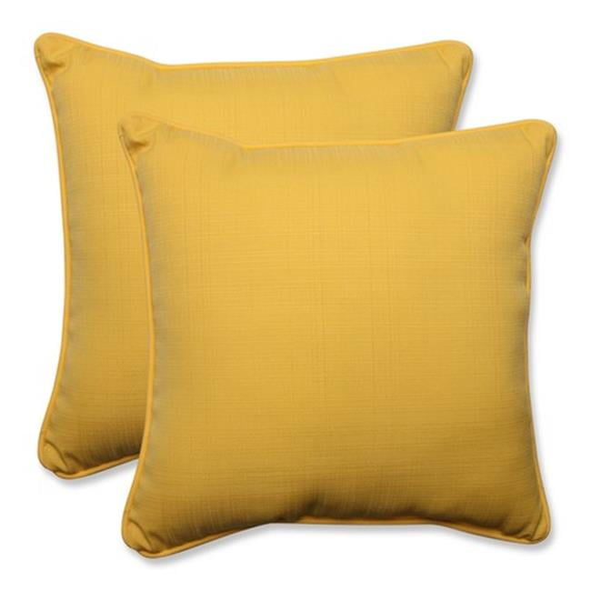 Pillow Perfect 593340 IndoorOutdoor Forsyth Soleil Throw Pillow