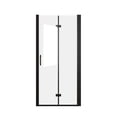 thumbnail image 4 of Noble House 36"x72" Bifold Shower Door, Tempered Glass with Aluminum Frame, Matte Black Finish, 4 of 8