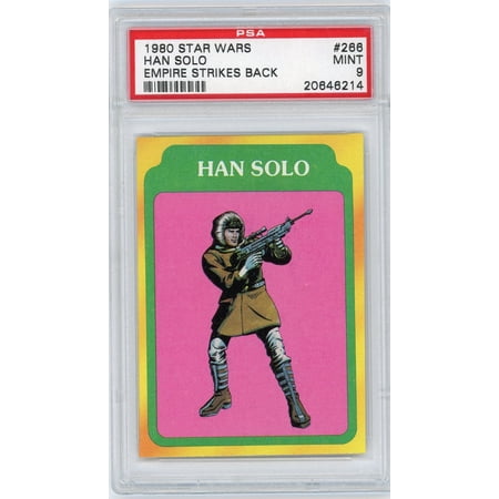 Graded 1980 Star Wars The Empire Strikes Back Han Solo #266 PSA 9