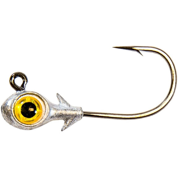 Z-Man TEFH316-04PK3 Trout Eye Finesse Jigheads 3/16 oz Gold 3 Pack - TEFH316-04PK3