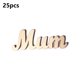 thumbnail image 3 of Mini rebanadas de madera Adornos de día de las madres signos sin terminar Scrapbooking Crafts DIY Mamá Regalos de las hijas Decoración de la pared 25 Pack Speravity HA011692-00, 3 of 7