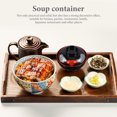 thumbnail image 4 of Kitchen Japanese Lidded Soup Bowl Traditional Japanese Style Rice Bowl for Japanese Restaurant, 4 of 8