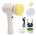 thumbnail image 1 of Cepillo de limpieza eléctrico portátil de mano cepillo de limpieza multifunción depurador para cocina baño zapato blanco, 1 of 14