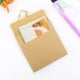 thumbnail image 2 of 100 sobres de papel kraft en blanco, para tarjetas de invitación y dinero en efectivo., 2 of 5