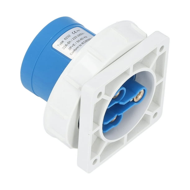 Conector a prueba de agua, toma industrial IP67 Conector de alimentación a prueba de agua Toma a prueba de agua Ingeniería de precisión