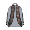 thumbnail image 3 of Red and Green Checkered Pattern Backpack for School, Cute School Bag with Adjustable Shoulder Straps and Padded Back, 15.3"x11"x6.7", 3 of 5
