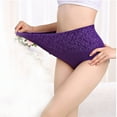 thumbnail image 4 of 3Pcs Cotton Panties for Women Plus Size Underwear High Waist Abdominal Briefs Female Girl Postpartum Recovery Panties Women's, 4 of 6