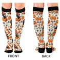 thumbnail image 4 of FORMRS Womens Knee High Socks Casual Long Thick Travel Daily Wear, 1 Pair, Beige Halloween Cat Pattern, 4 of 6