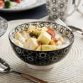 thumbnail image 3 of vancasso, Series Haruka, 40-Piece Porcelain Dinnerware Set, Black White Dinner Set, Service for 8, 3 of 7