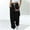 Black, variant on WXLWZYWL Women Merry Christmas Sweatpants Drawstring Jogger Snowflake Fun Print Elastic Waist Casual Trousers Warm Comfy Pants with Pockets