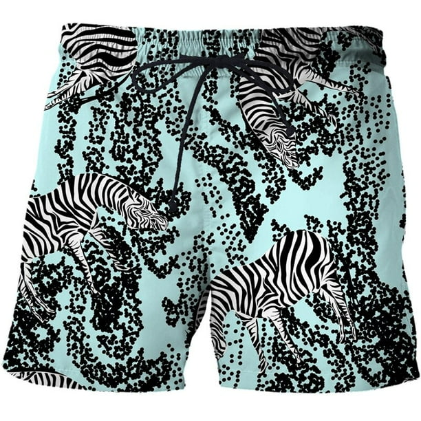 Tiger Leopard Graphic Beach Shorts Pants Men 3D Printing Surfing Board Shorts Summer Hawaii Swimsuit Swim Trunks Cool Ice Shorts Fivean unisex