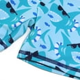 thumbnail image 7 of Bathing Suits for Teens Child Toddler Boys Long Sleeve Quick Dry Shark Print Rash Guard Swimwear for Beach Pool Hot Spring Toddler Swimsuit Blue 3 Years-4 Years, 7 of 7