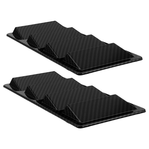 Masteelf 2pcs Auto Hood Scoop Cover Universal Car Hood Vents Car Hood Air Vents Cover Engine Hood Scoop for Car Hood Vent Intake Supplies