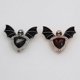 thumbnail image 2 of 2pcs Unique Punk Bat Brooch Pin for Halloween Parties Cosplay Events Everyday Wear Halloween Bat Skull Brooch Women Brooch Cool Brooch, 2 of 3