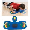 Poly Enterprises Push Up Training Mat 4.3 lbs 4' x 2' Colorful Exercise Mat with Foam Piece