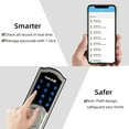 thumbnail image 3 of WiFi Smart Locks Deadbolt with Keypad, Hornbill Keyless Entry Digital Front Door Lock with Gateway Hub, Bluetooth Electronic Touchscreen Auto Lock Work with Alexa,Free App Control for Home Office, 3 of 10