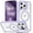 Purple, variant on KOMI Magnetic Case for iPhone 13 Pro Max Case with Camera Stand [Compatible with MagSafe] [Military Drop Tested] Shockproof Slim Clear iPhone 13 Pro Max Phone Case for Women Men 6.7'' Gray