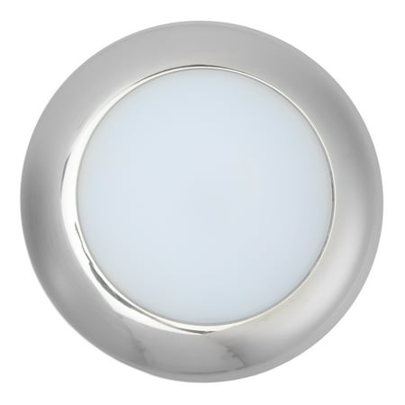

RV Ceiling Light 152mm/6.0in Ultra Thin Interior LED Dome Light IP66 Waterproof Circular For Van