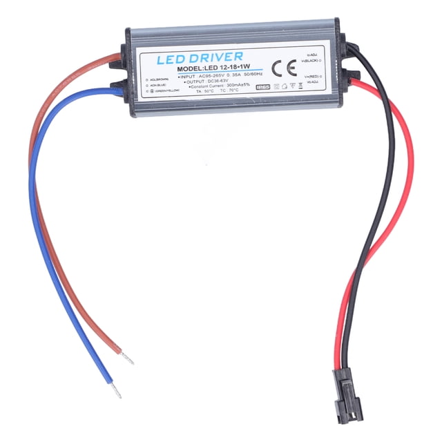 LED Power Driver, LED Driver Adapter 300mA IP65 Waterproof AC95-265V/DC36-63V For Outdoor For Home